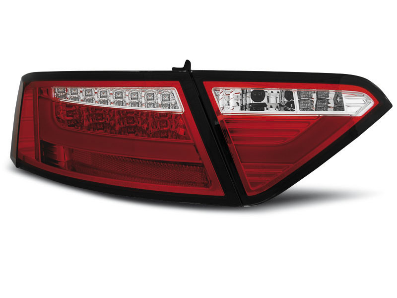 AUDI A5 07-06.11 COUPE RED WHITE LED TAILLIGHTS BAR