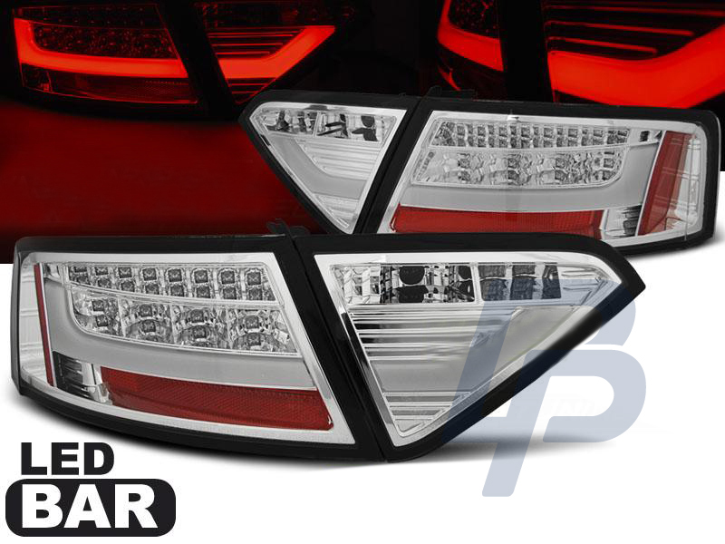 AUDI A5 07-06.11 COUPE CHROME LED TAILLIGHTS BAR - 7