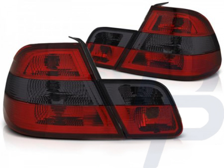 TAILLIGHTS BMW E46 04.99-03.03 COUPE RED SMOKE