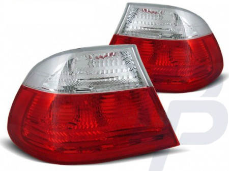 TAILLIGHTS BMW E46 04.99-03.03 COUPE RED WHITE