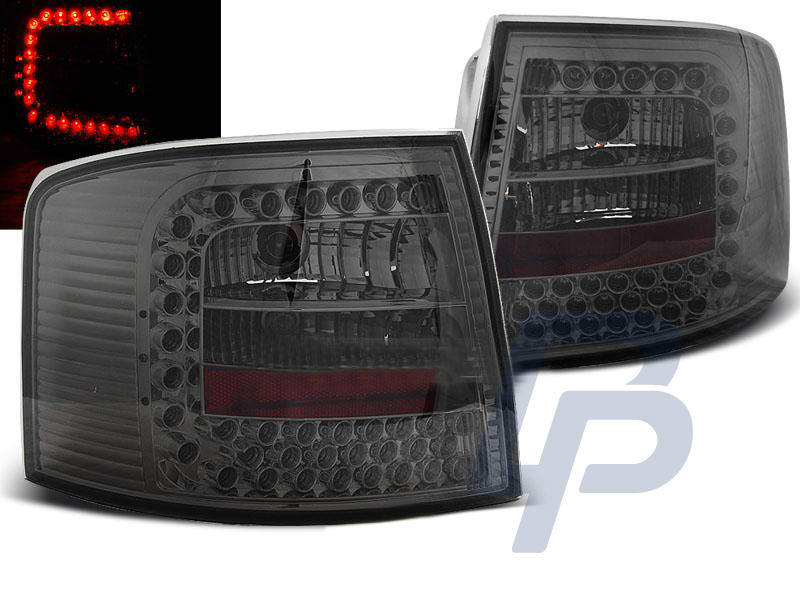 AUDI A6 05.97-05.04 AVANT RÖKTONADE LED BAKLAMPOR - 3