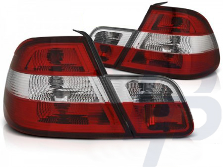 TAILLIGHTS BMW E46 04.99-03.03 COUPE RED WHITE