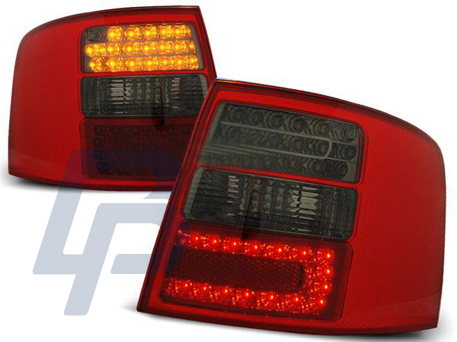 AUDI A6 05.97-05.04 AVANT RED SMOKE LED TAILLIGHTS - 2