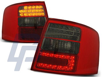 AUDI A6 05.97-05.04 AVANT RED SMOKE LED TAILLIGHTS
