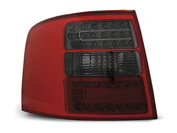 AUDI A6 05.97-05.04 AVANT RED SMOKE LED TAILLIGHTS