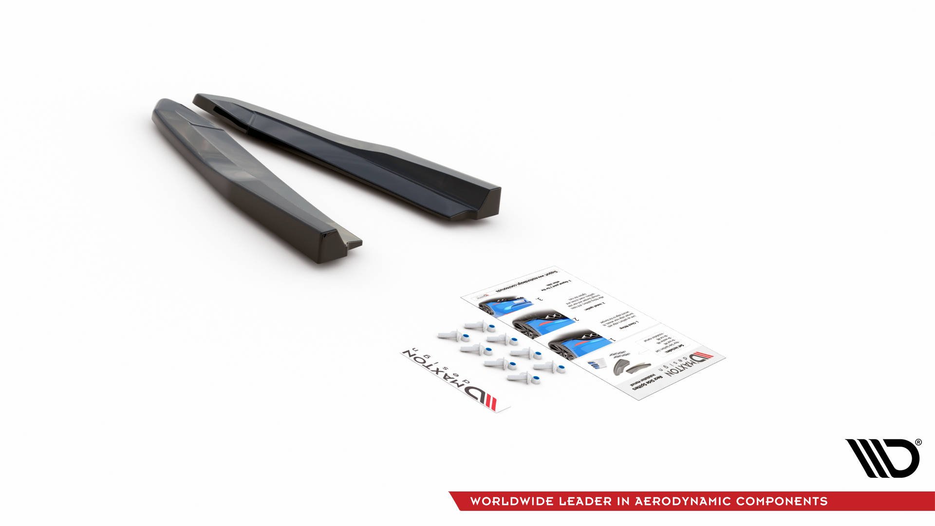 Rear Side Splitters V.2 Skoda Octavia RS Mk4 - 4