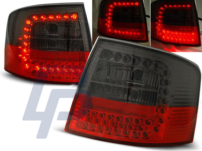 AUDI A6 05.97-05.04 AVANT RED SMOKE LED TAILLIGHTS - 2
