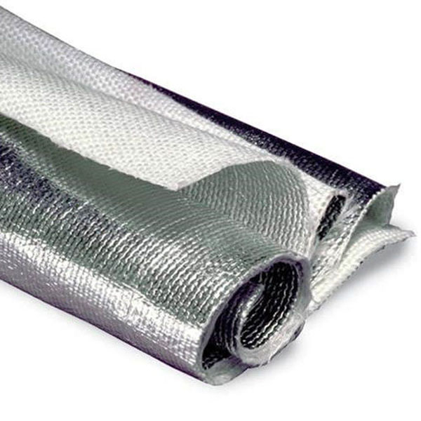 ADHESIVE ALUMINIUM FIBERGLASS HEAT SCREEN 480/M² (1M X 1M)