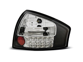 AUDI A6 05.97-05.04 BLACK LED TAILLIGHTS