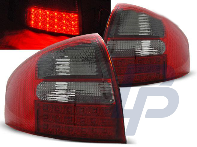 AUDI A6 05.97-05.04 SEDAN SMOKE LED TAILLIGHTS - 2