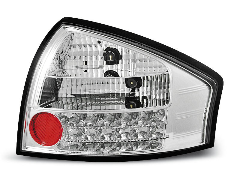 AUDI A6 05.97-.05.04 CHROME LED TAILLIGHTS