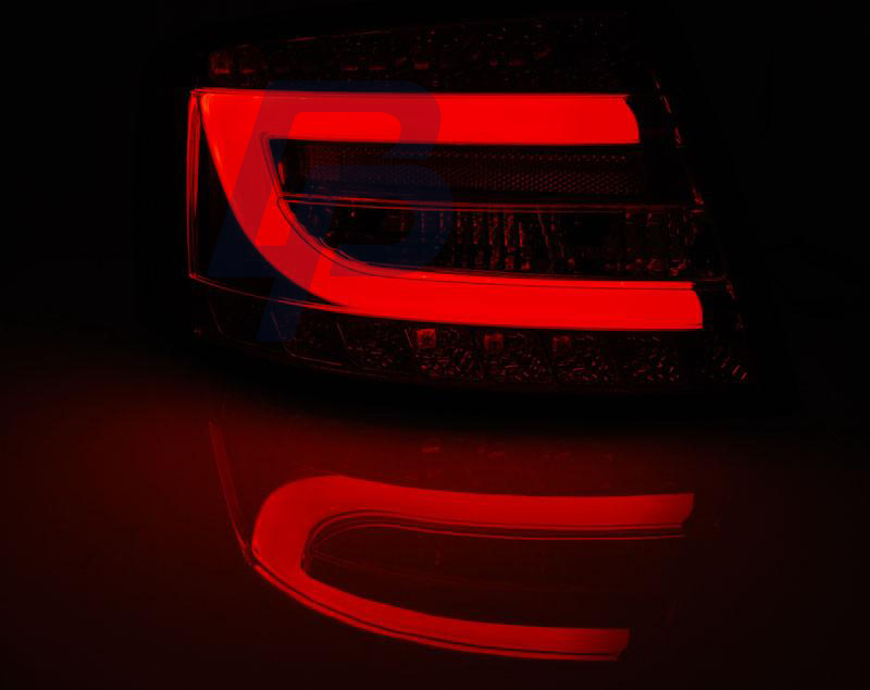 AUDI A6 C6 SEDAN 04.04-08 RED WHITE LED TAILLIGHTS 6PIN - 2