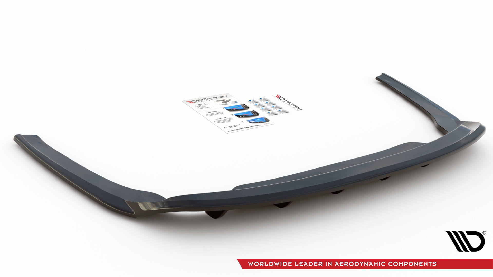 Central Rear Splitter (Vertical Bars) Skoda Octavia Mk4 - 5