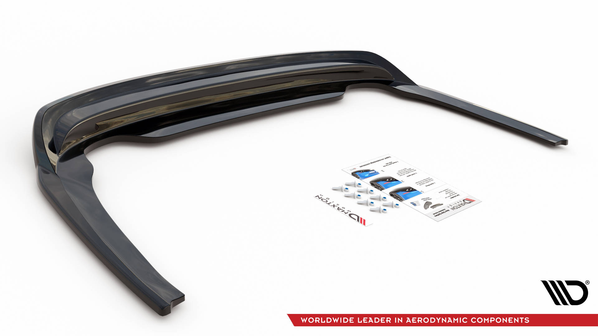Central Rear Splitter (Vertical Bars) Skoda Octavia Mk4 - 6