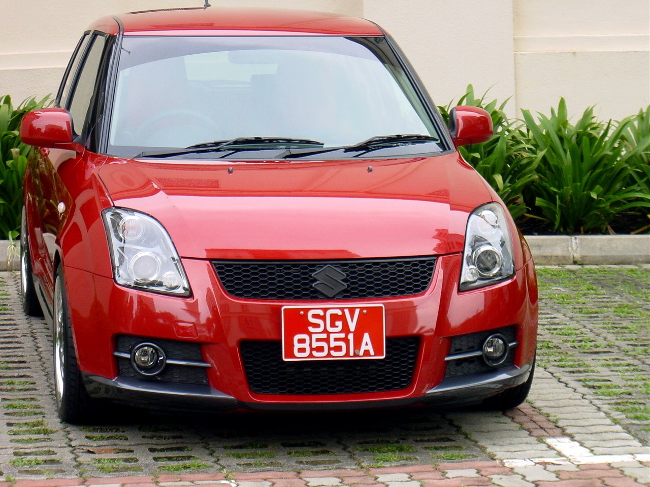 SUZUKI SWIFT 2005 ABS GRILL [SIX] - 3