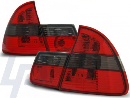 TAILLIGHTS BMW E46 99-05 TOURING RED SMOKE