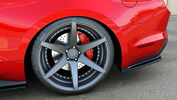 REAR SIDE SPLITTERS FORD MUSTANG MK6