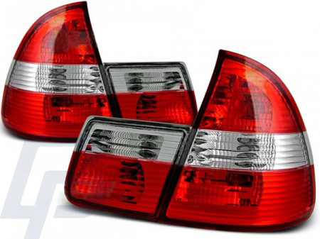 TAILLIGHTS BMW E46 99-05 TOURING RED WHITE