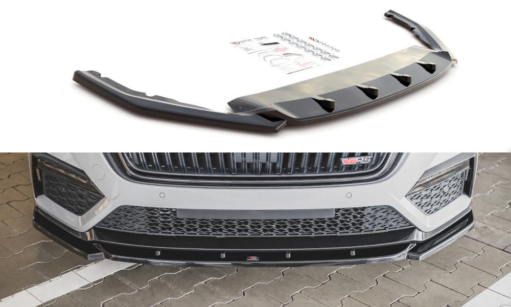 Front Splitter V3 Skoda Octavia RS MK4 (2020-)