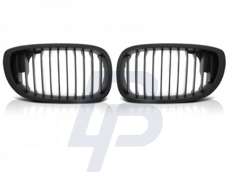 GRILLS BMW E46 04.03-2006 COUPE / CABRIO BLACK MATT - 2