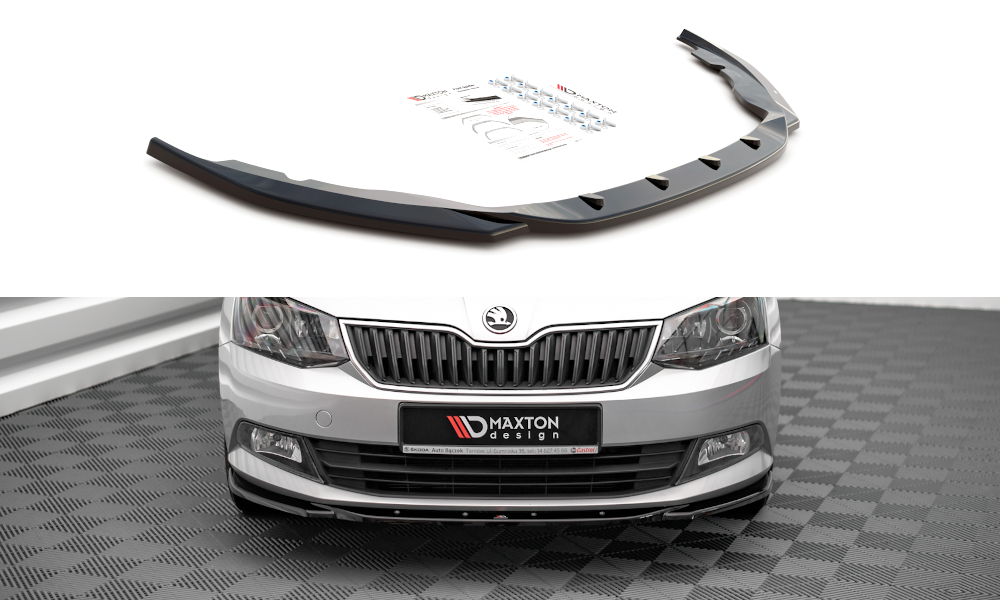 Front Splitter V.2 Skoda Fabia MK3 (2014-2019)