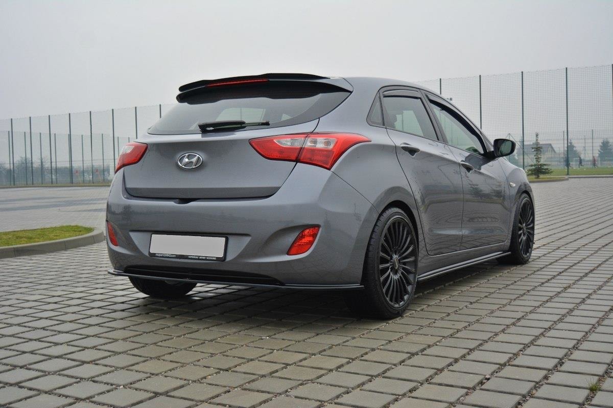 CENTRAL REAR SPLITTER HYUNDAI I30 MK.2 - 4