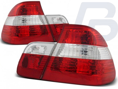 TAILLIGHTS BMW E46 05.98-08.01 RED WHITE