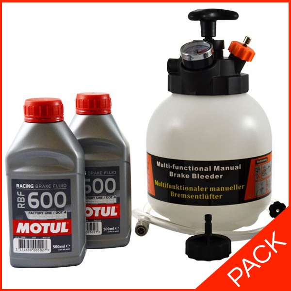 3L SELF-BLEEDING PACK + 2 CANS OF MOTUL RBF600 (500ML)