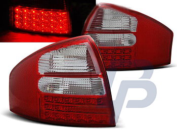 AUDI A6 C6 SEDAN 04.04-08 SMOKE LED TAILLIGHTS