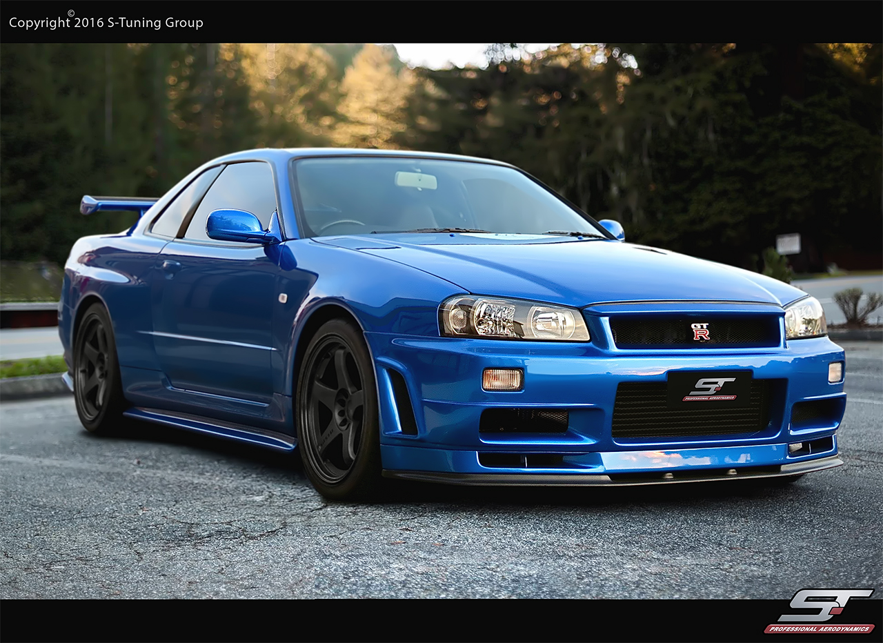 NISSAN SKYLINE R34 GTT Z-TUNE N1 BREDD BAKRE STÖTFÅNGARE [AUTOR] - 5