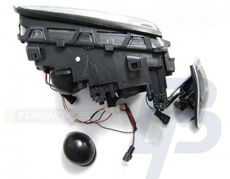 HEADLIGHTS BMW E46 05.98-08.01 S/T ANGEL EYES LED CHROME - 4