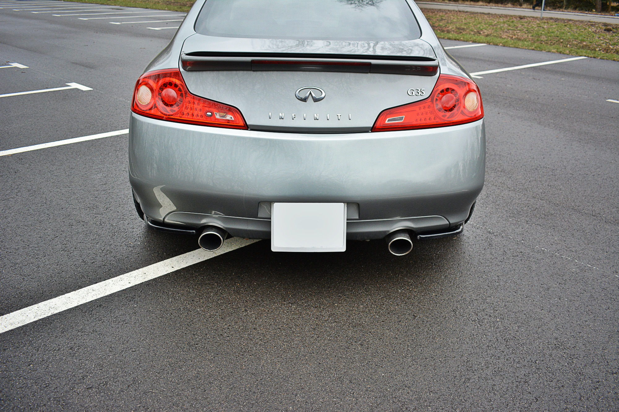 REAR SIDE SPLITTERS INFINITI G35 COUPE - 4