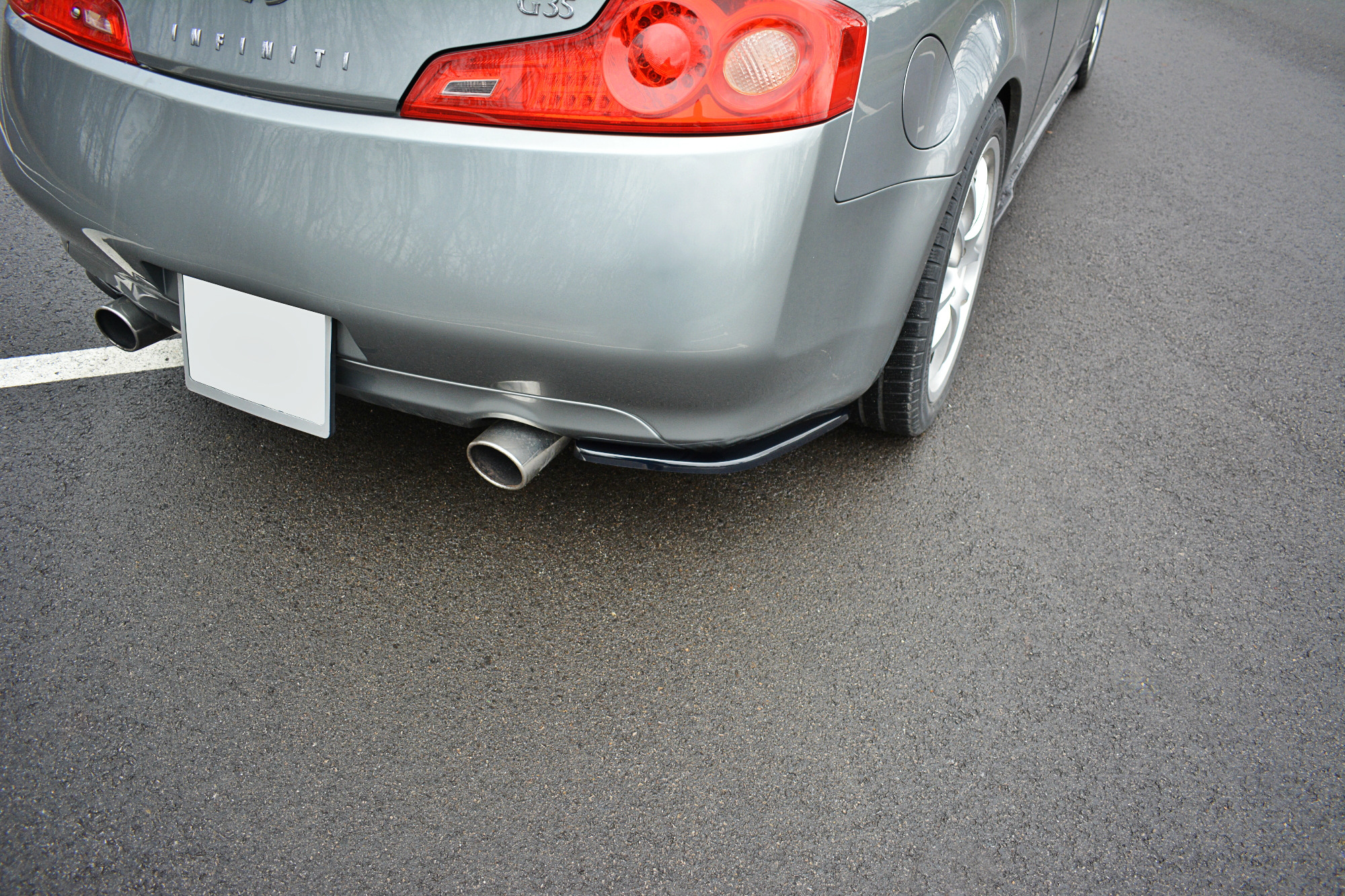 REAR SIDE SPLITTERS INFINITI G35 COUPE - 5