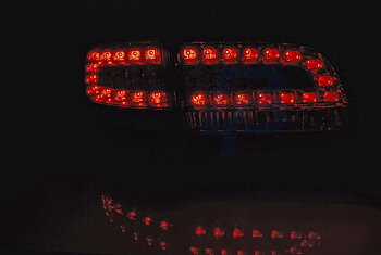 AUDI A6 C6 05-08 AVANT RED WHITE LED TAILLIGHTS