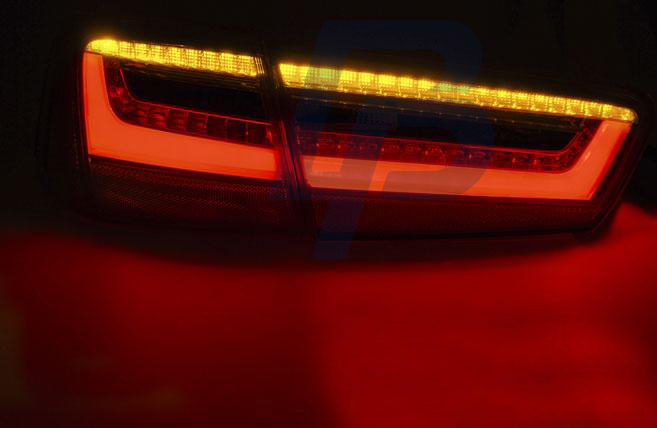AUDI A6 C7 11-10.14 RED WHITE LED TAILLIGHTS - 3