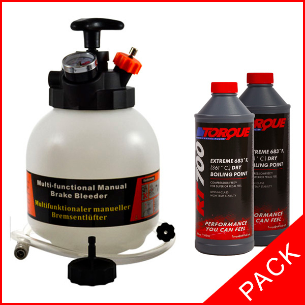 PACK AUTO-PURGEUR 3L + 2 BIDONS DE TORQUE RT700 (500ML) - 2
