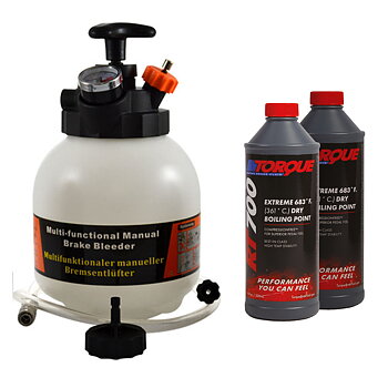PACK AUTO-PURGEUR 3L + 2 BIDONS DE TORQUE RT700 (500ML)