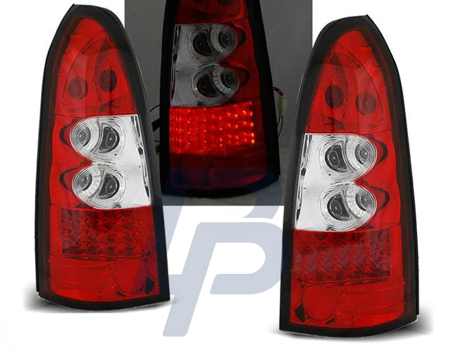 OPEL ASTRA G 09.97-02.04 KOMBI CHROME LED TAILLIGHTS - 2