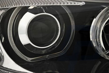 HEADLIGHTS BMW E90/E91 03.05-11 LED ANGEL EYES BLACK LED INDICATOR