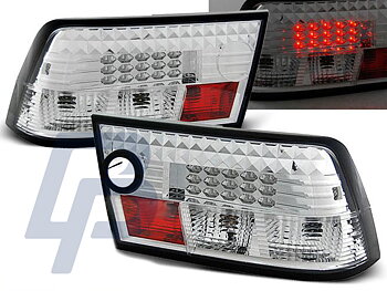 OPEL ASTRA G 09.97-02.04 RED WHITE LED TAILLIGHTS