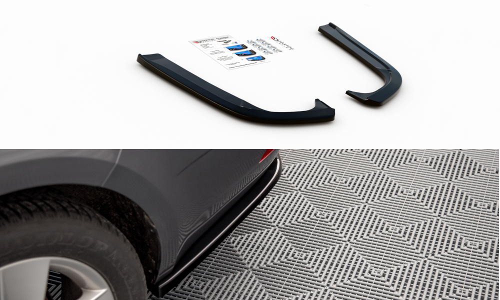Rear Side Splitters Skoda Octavia MK3 Facelift (2016-2020)