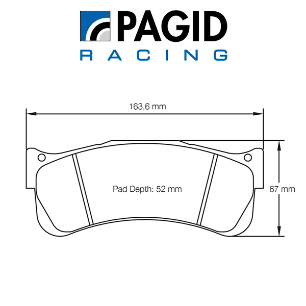 PAGID RST 1 FRONT BRAKE PADS - NO.2488