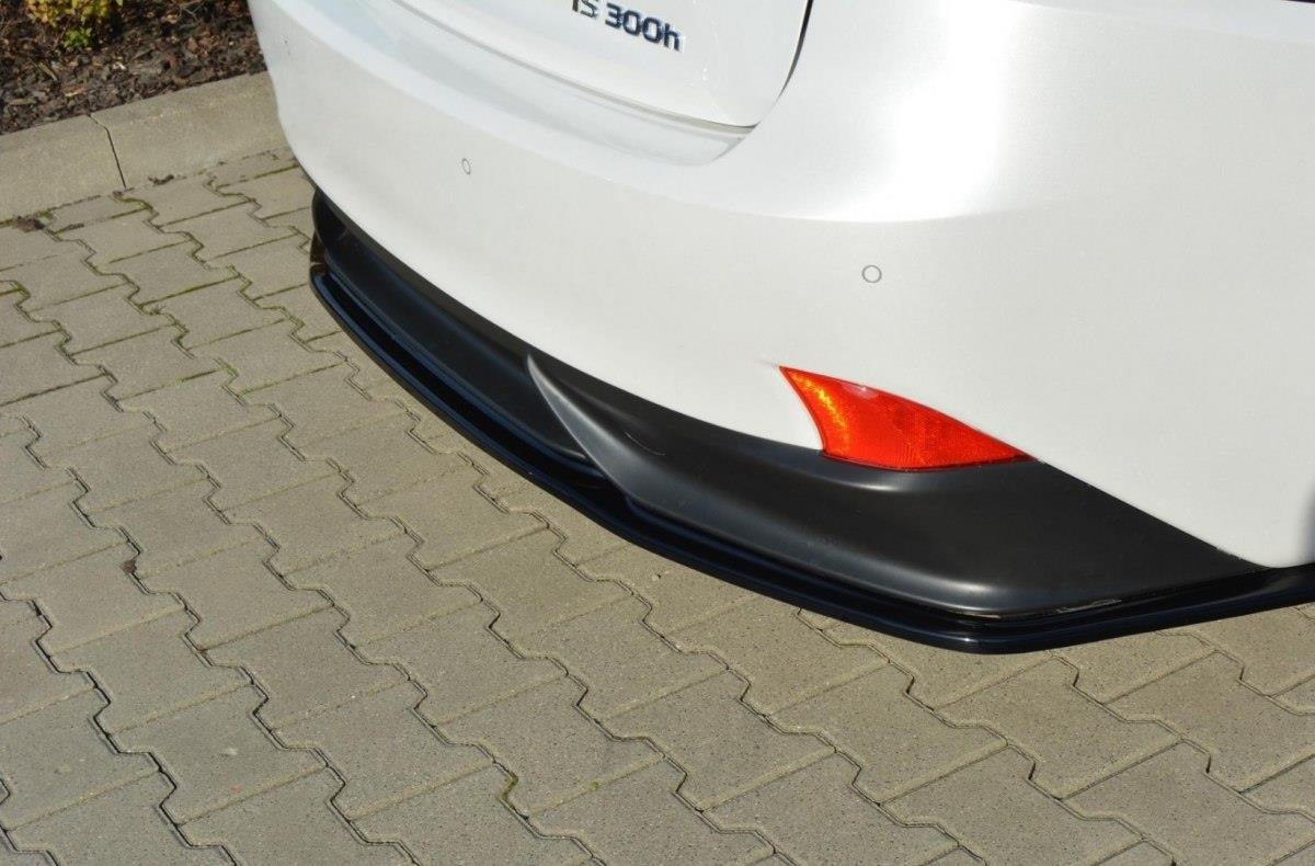 CENTRAL REAR SPLITTER LEXUS IS MK3 H (WITHOUT VERTICAL BARS) - 4