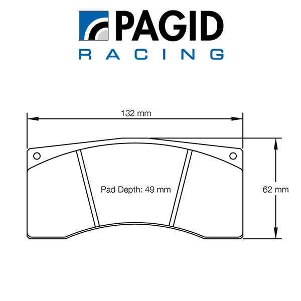 BRAKE PADS REAR PAGID RS 44 - 1674
