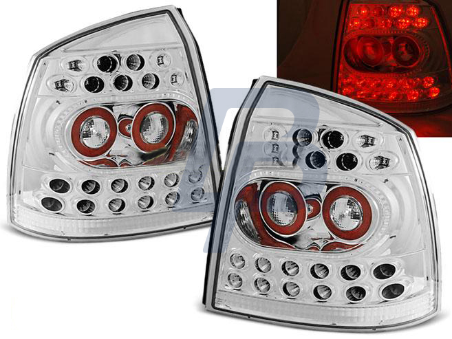 OPEL ASTRA G 09.97-02.04 CHROME LED TAILLIGHTS - 3