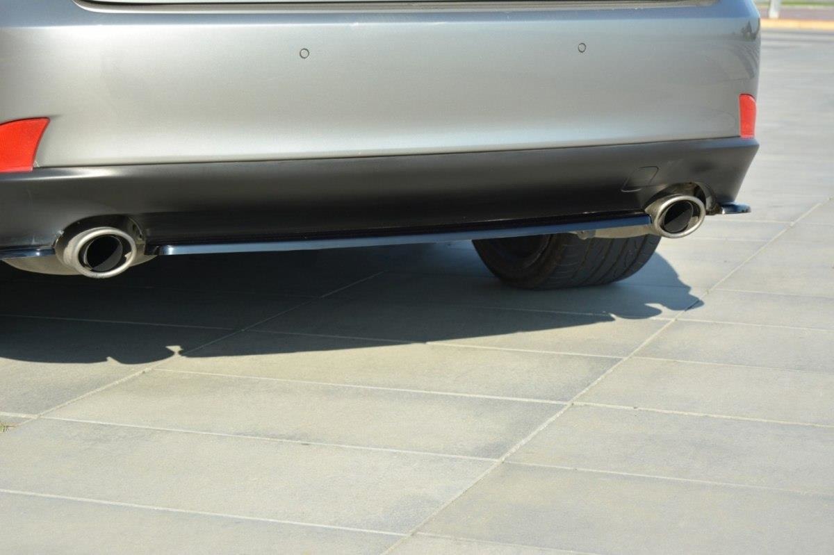 CENTRAL REAR SPLITTER LEXUS IS MK3 T (WITHOUT VERTICAL BARS) - 4