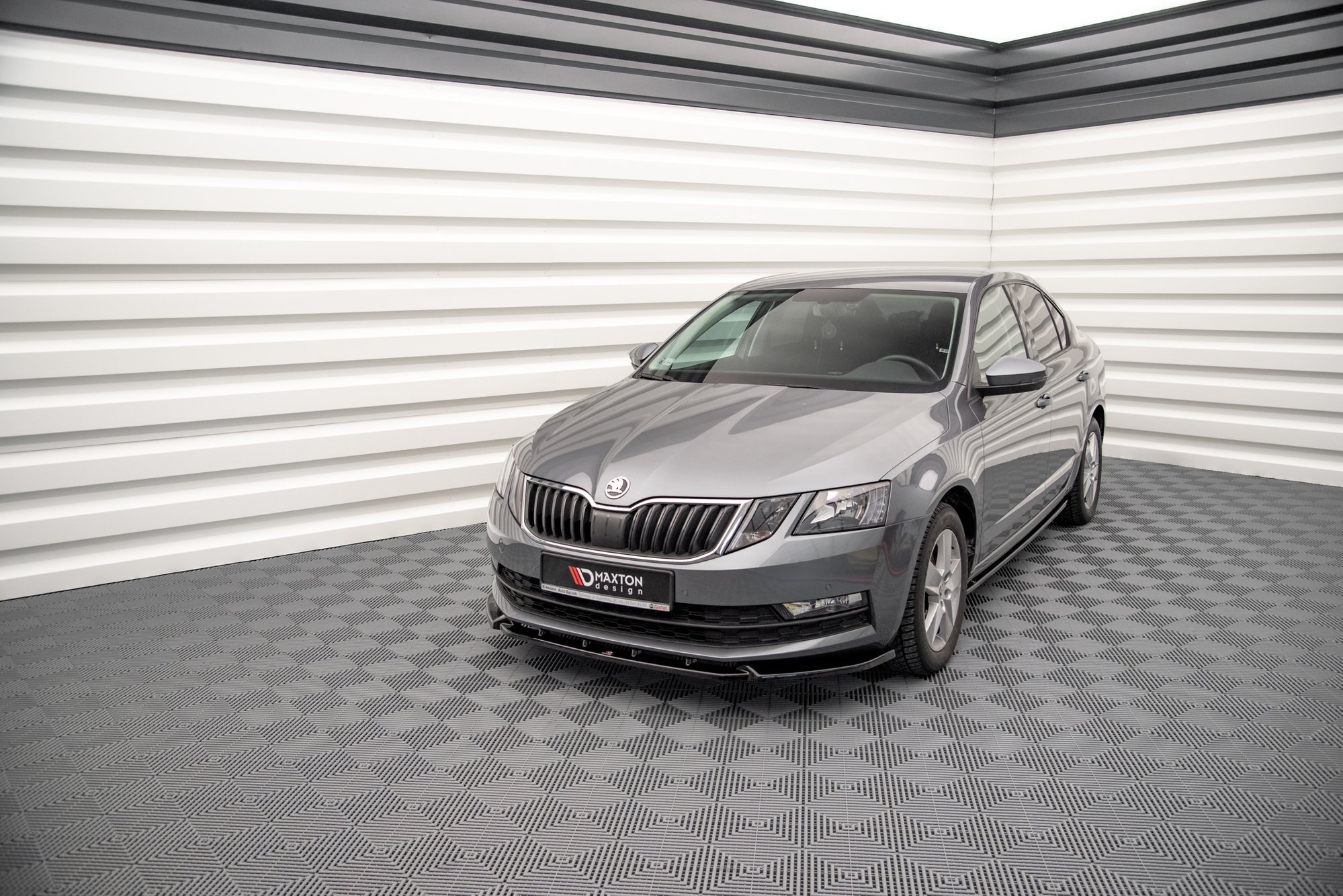 Front Splitter V.1 Skoda Octavia MK3 Facelift (2016-2020) - 2