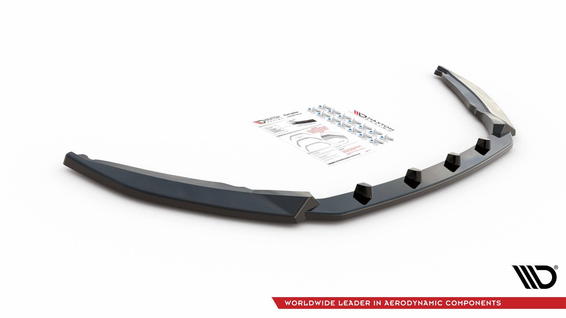 Front Splitter V.1 Skoda Octavia MK3 Facelift (2016-2020) - 4