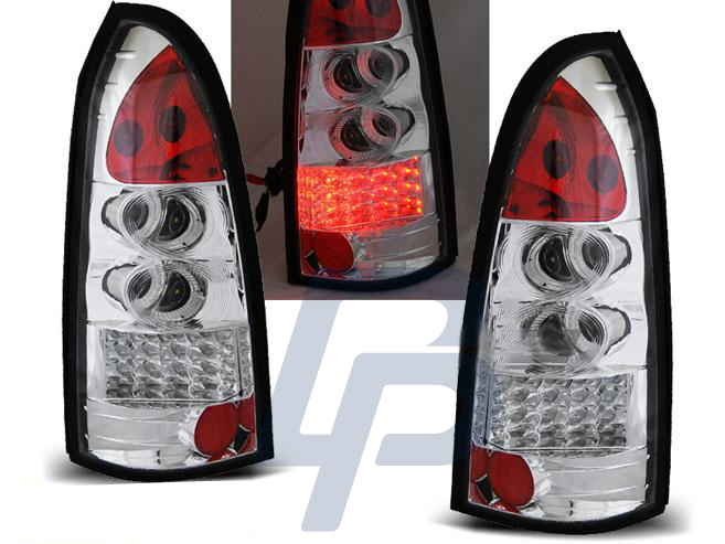 OPEL ASTRA G 09.97-02.04 3D/5D BLACK LED TAILLIGHTS - 2