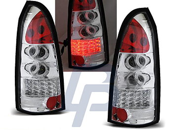 OPEL ASTRA G 09.97-02.04 3D/5D BLACK LED TAILLIGHTS